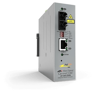 ALLIED TELESIS TAA 10/100TX POE+ TO 100FX/SC — ALLIED TELESIS