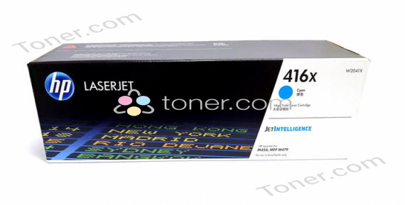 HP 416X CYAN LASERJET TONER CARTRIDGE — HP
