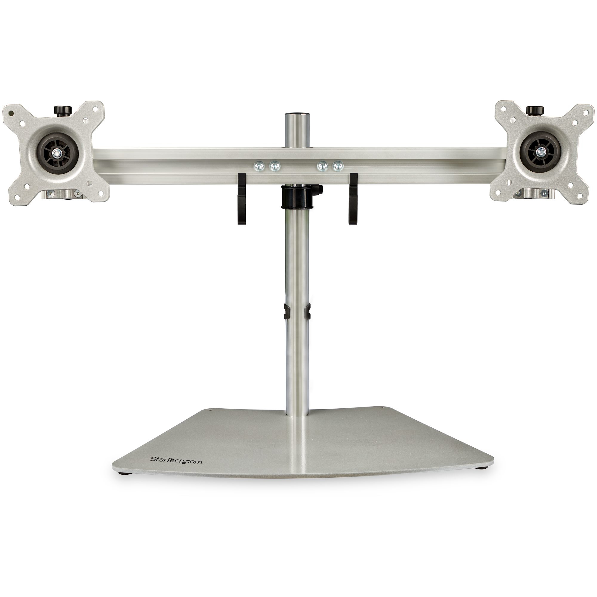 StarTech.com Dual-Monitor Stand - Horizontal - Silver — StarTech.com