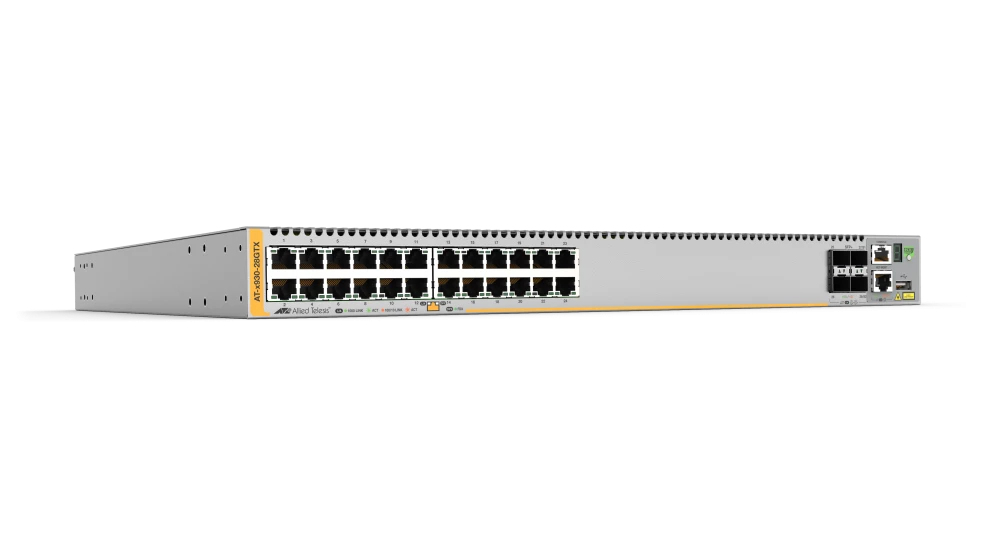 ALLIED TELESIS 24x10/100/1000BASE-TX ports 2 x SFP+ 2 x — ALLIED TELESIS