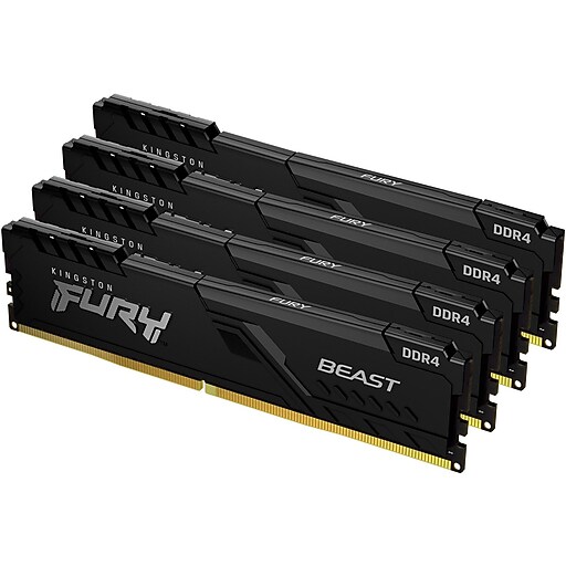 KINGSTON 32GB DDR4-3200MHz CL16 DIMM (Kit of 4) — KINGSTON