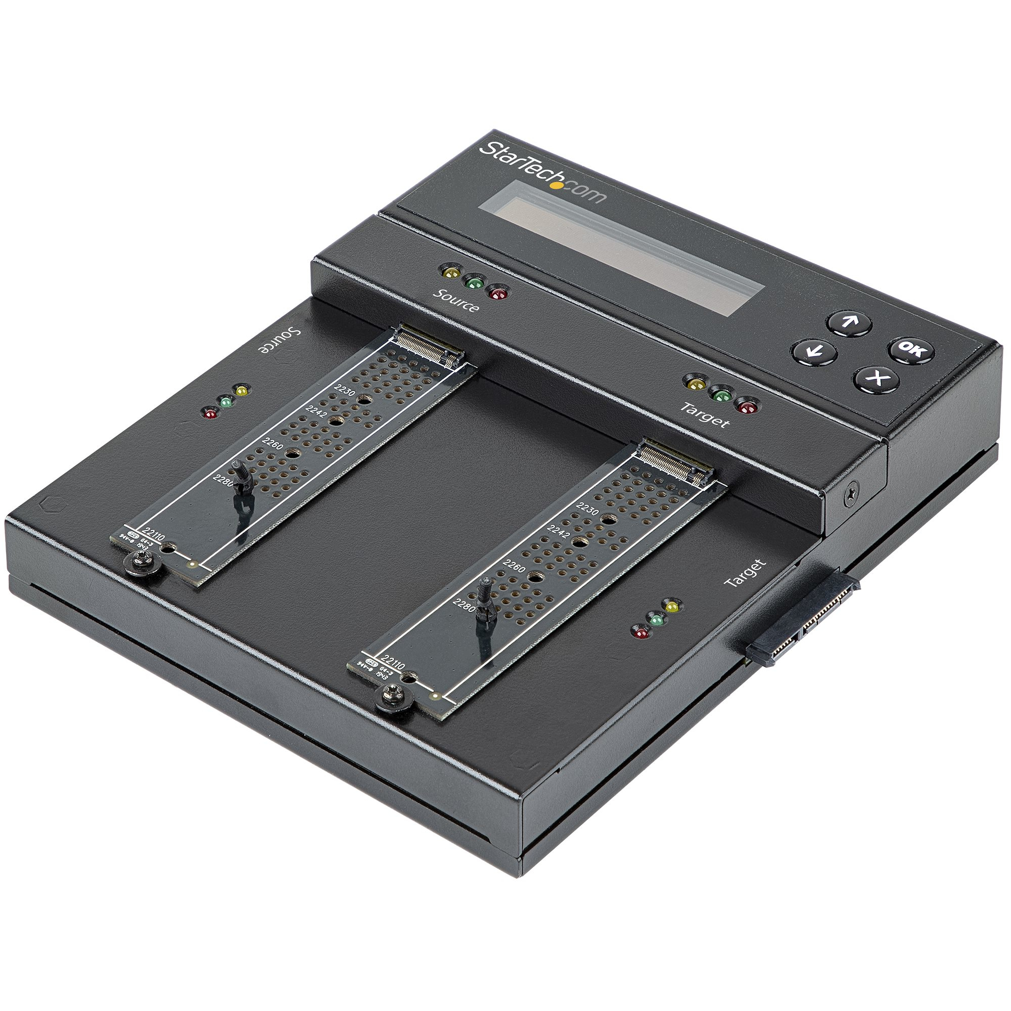 StarTech.com Standalone M.2 SATA M.2 NVMe Duplicator — StarTech.com