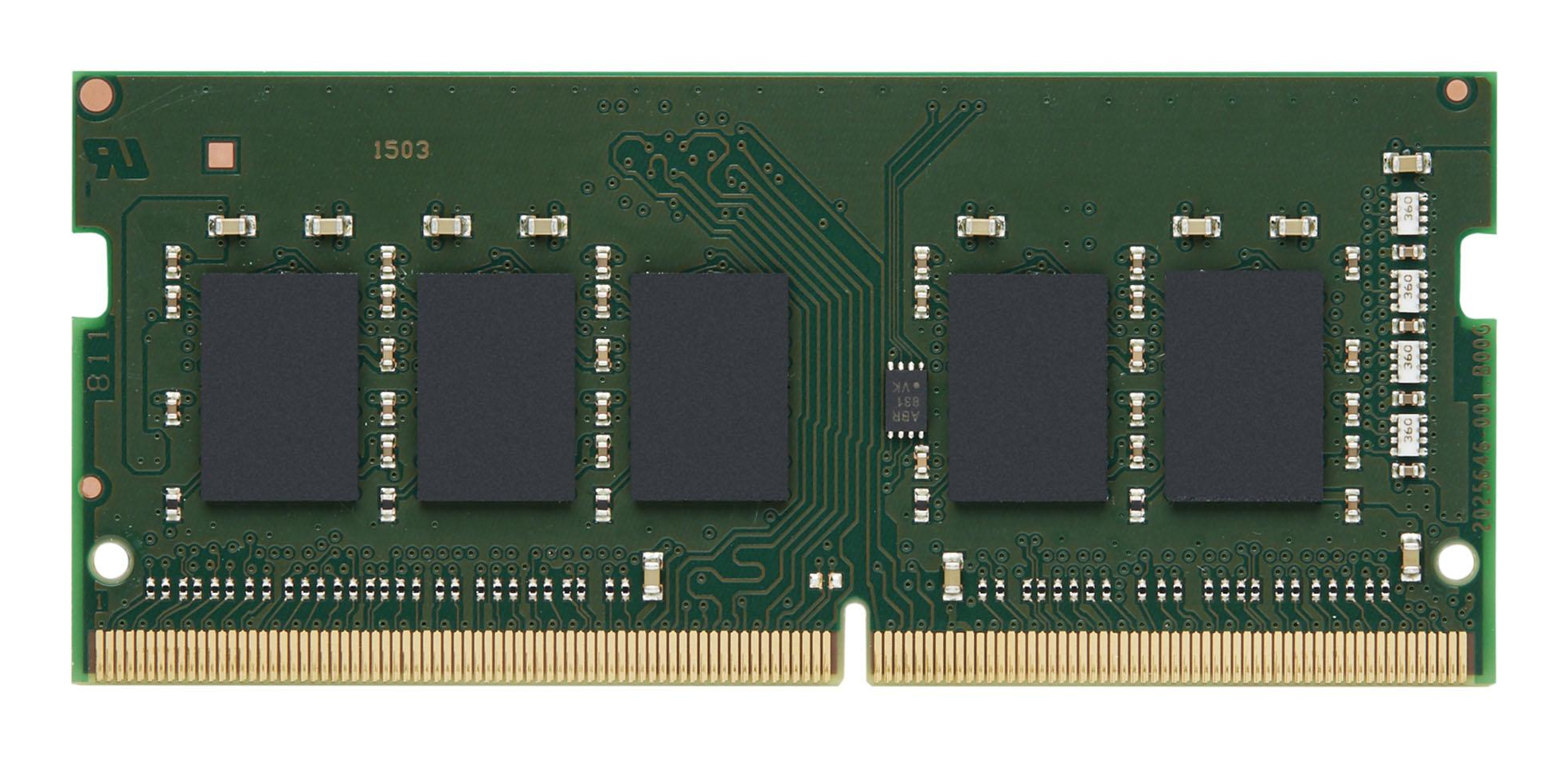 KINGSTON 16GB DDR4-3200MHz ECC SODIMM Single Rank — KINGSTON