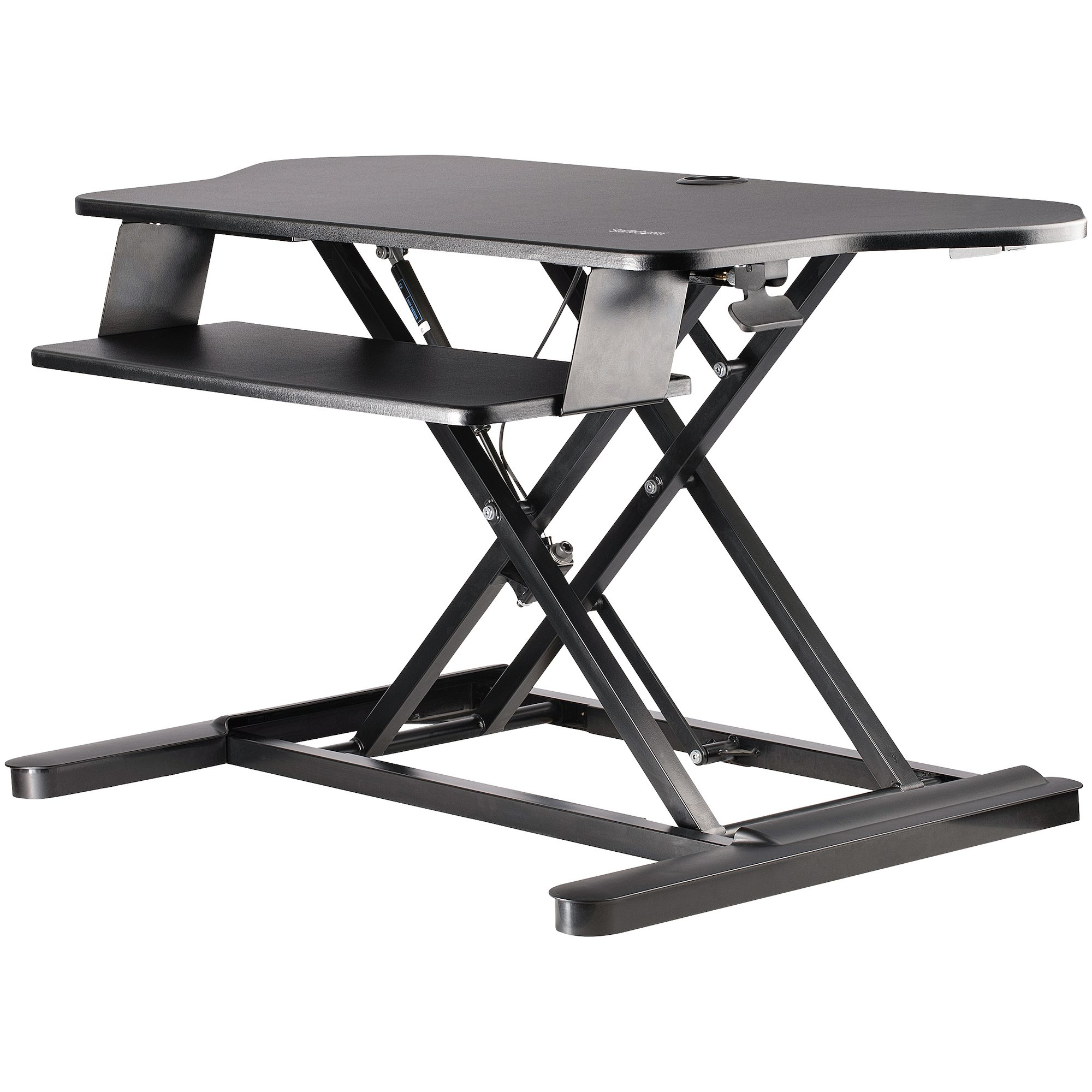 StarTech.com Corner Sit Stand Desk Converter 35x21in — StarTech.com