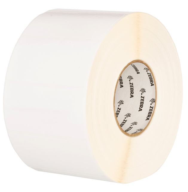 ZEBRA LABEL POLYPROPYLENE 4X6IN 101.6X152.4MM — ZEBRA