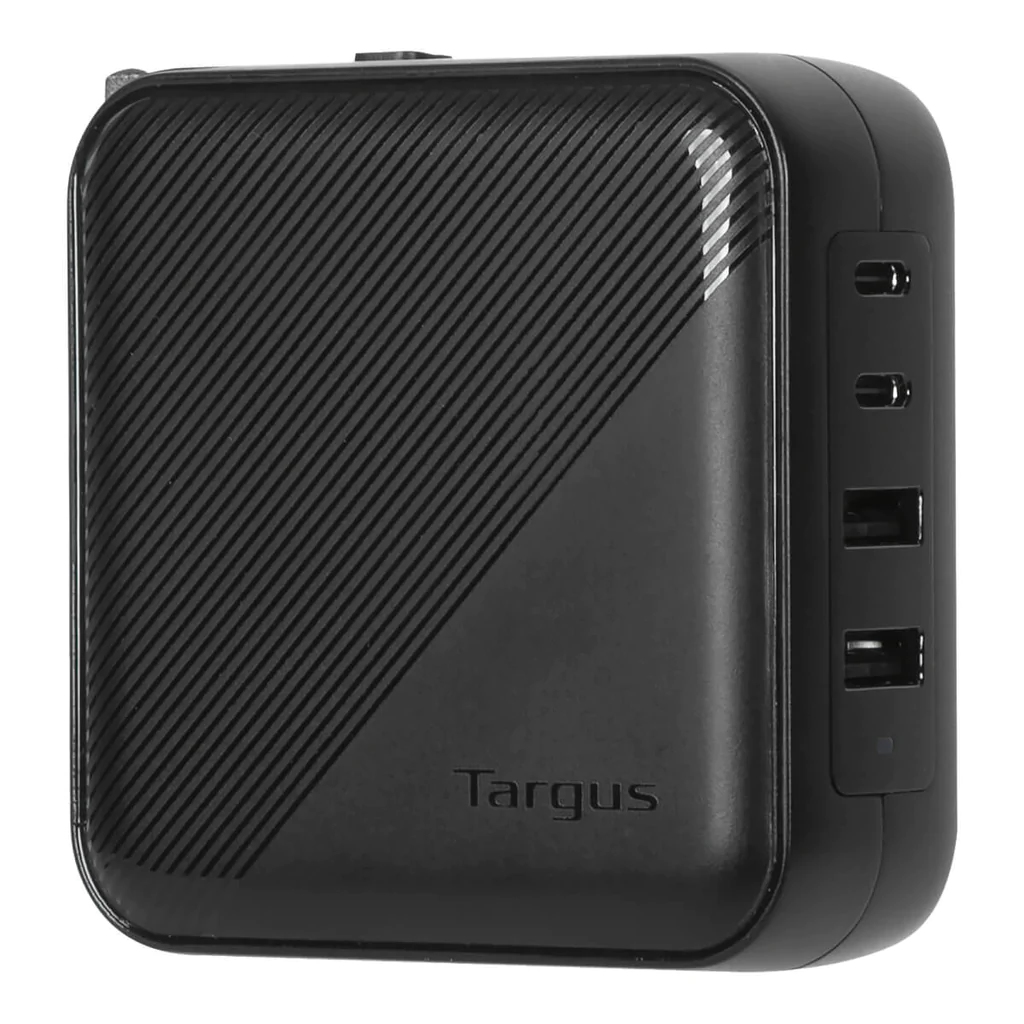 Targus 100 W Gan Charger with travel adp — TARGUS