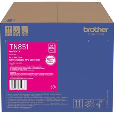 BROTHER TN851M MAGENTA TONER CARTRIDGE — BROTHER