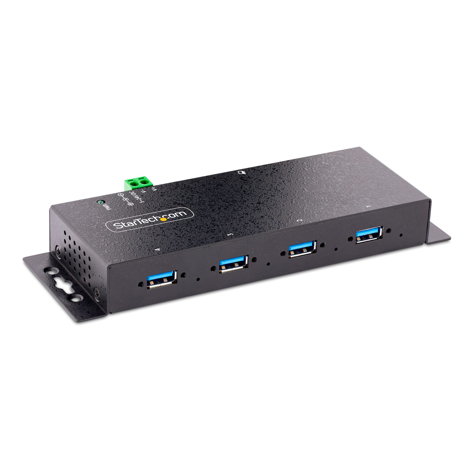 StarTech.com 4-Port Industrial USB 3.0 Hub Metal — StarTech.com