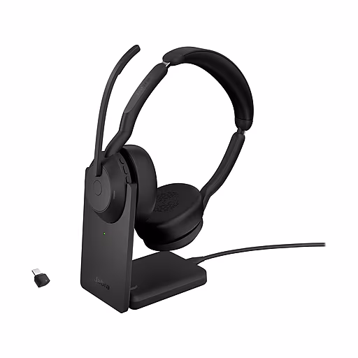 JABRA Evolve2 55 UC Stereo USB-C w stand — JABRA