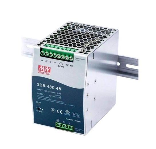 ALLIED TELESIS 48v 480W Single Output Industrial DIN RA — ALLIED TELESIS