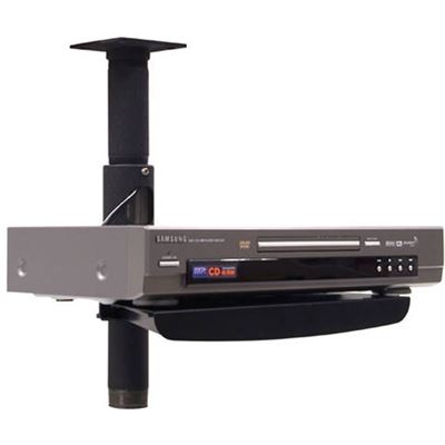 POLE MOUNT SHELF ACCESSORY - BLACK — AV Supply Group