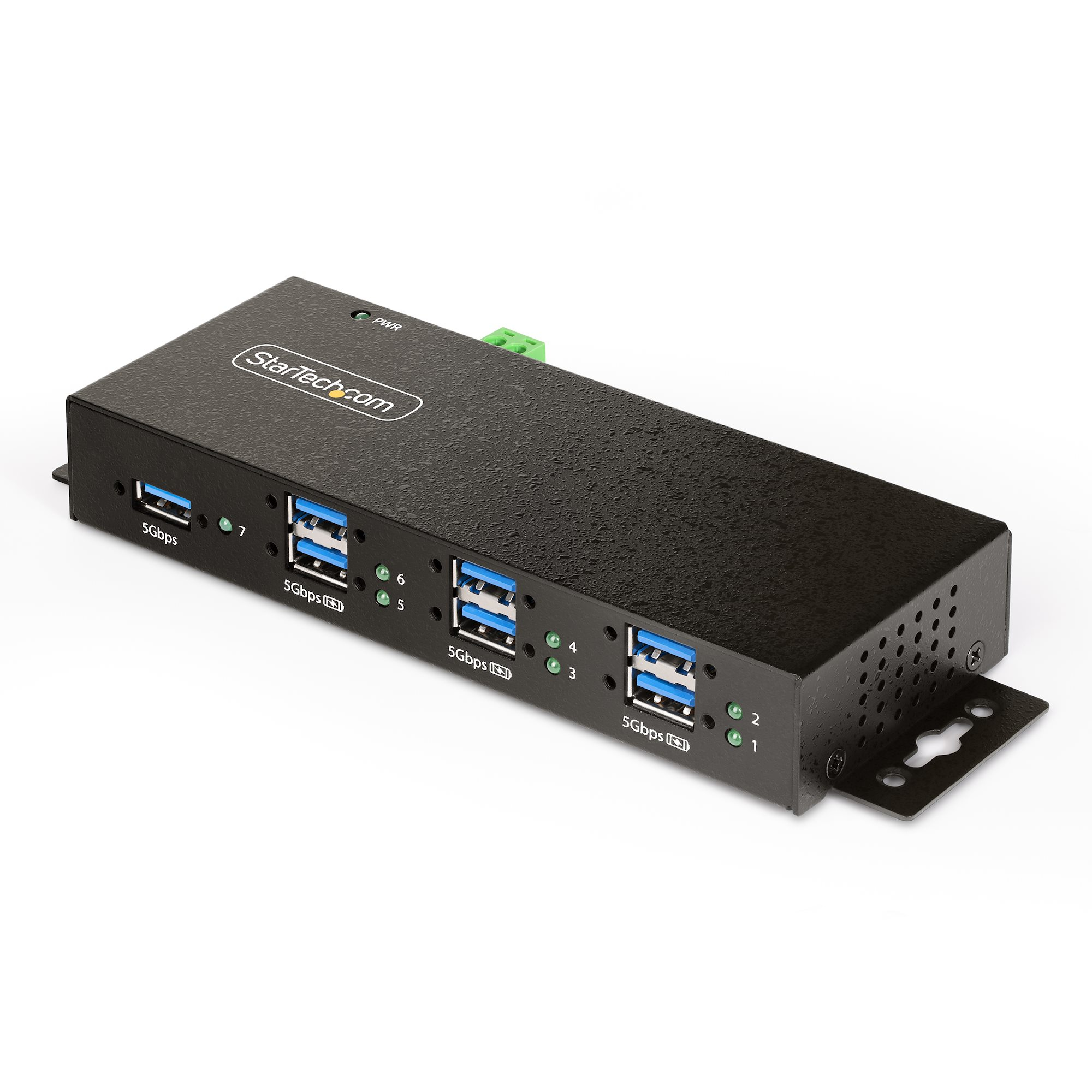 StarTech.com 7-Port Managed Industrial USB Hub 5Gbps — StarTech.com