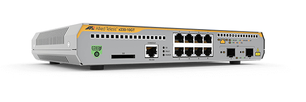 ALLIED TELESIS L2+ Giga Switch 8x 10/100/1000-T 2x SF — ALLIED TELESIS
