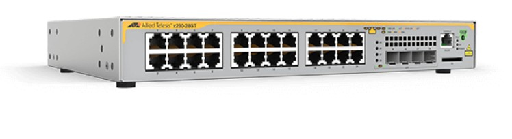 ALLIED TELESIS L2+ switch with 24 x 10/100/1000T ports — ALLIED TELESIS