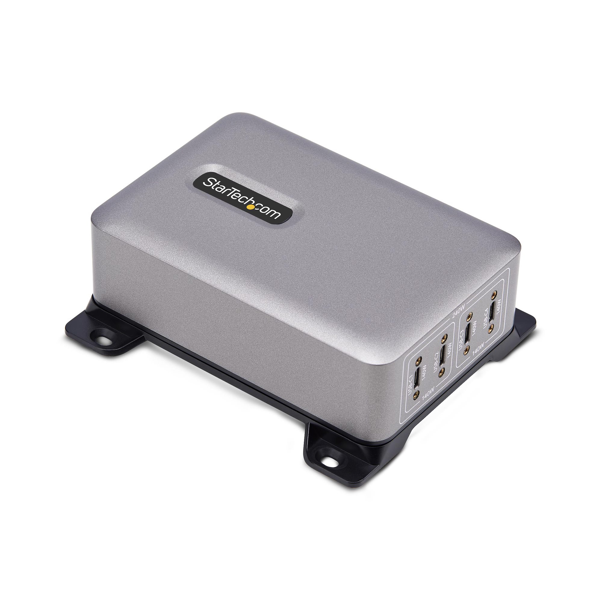 StarTech.com 4-Port USB-C Charger 240W Total — StarTech.com