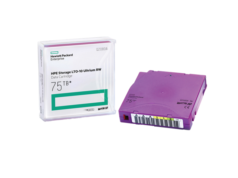 Hewlett Packard Enterprise LTO-10 Ultrium 75TB RW Custom Labeled 20 — Hewlett Packard Enterprise