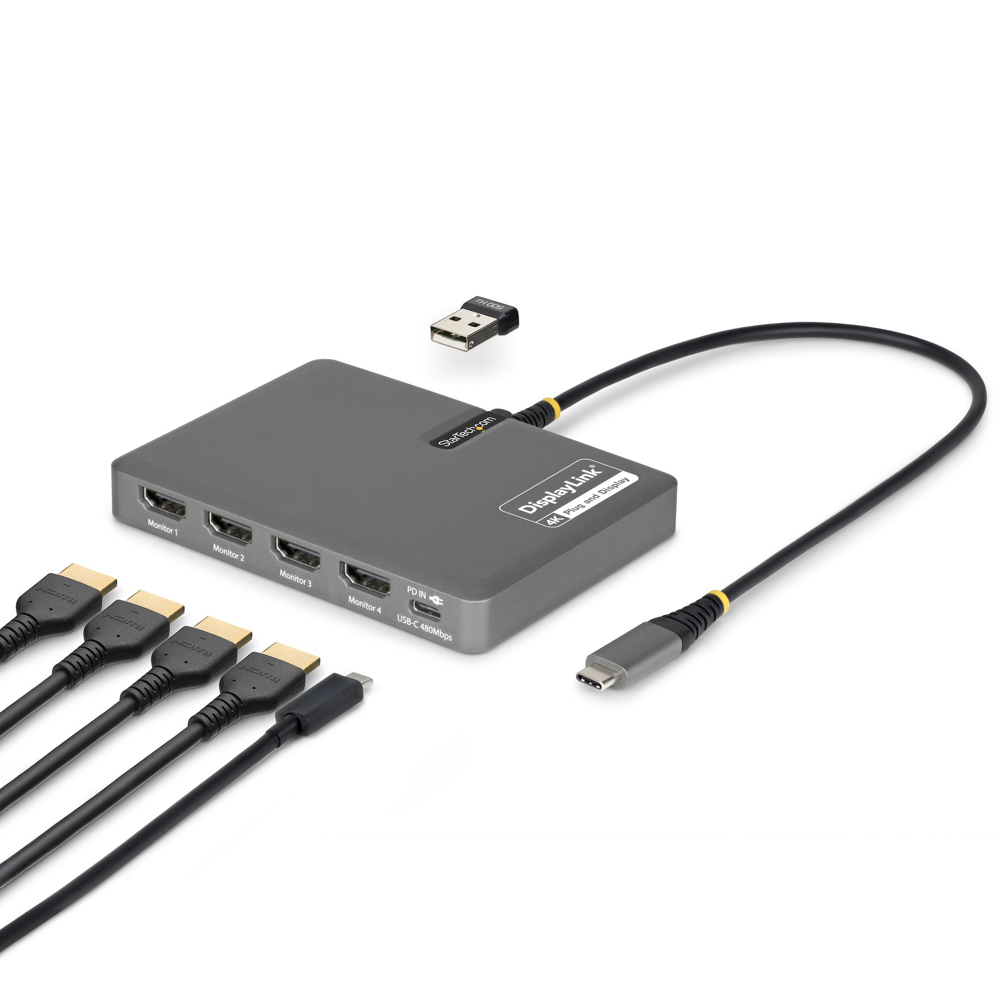 StarTech.com USB-C to Quad HDMI Adapter — StarTech.com