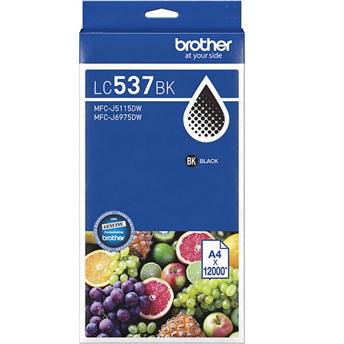 BROTHER LC537BK Black Ink — BROTHER