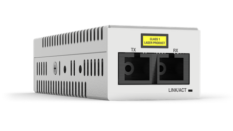 AT-DMC100/SC-40 Desktop Mini Media Converter- 100TX to 100FX SC Connector — Allied Telesis