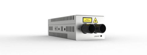 AT-DMC100/ST-40 Desktop Mini Media Converter- 100TX to 100FX ST Connector — Allied Telesis