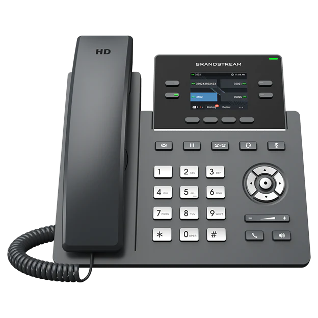 GRP2612G HD IP Phone 2.4"" Colour Screen 4-line Gigabit — Grandstream Networks