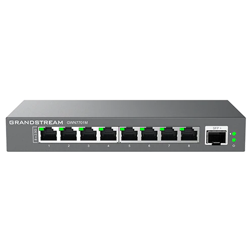 GWN7701M Unmanaged Multi-Gigabit Switch 8-port 2.5 GigE 1-port SFP+ — Grandstream Networks