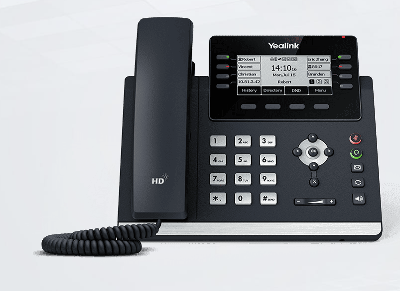 SIP-T43U IP Phone 12-line PoE — Yealink