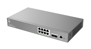 GWN7801P Pro Enterprise Layer 2+ Managed 8-Port 120 Watt PoE+ Switch with 2 x SFP — Grandstream Networks