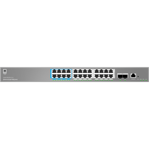 GWN7803PH Pro Enterprise Layer 2+ Managed 24-Port 400 Watt PoE++ Switch with 2 x SFP+ — Grandstream Networks