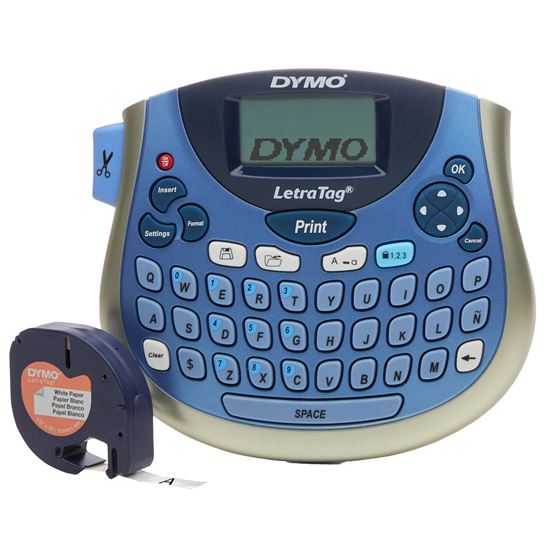 Dymo LetraTag 100T Tabletop labeller Blue — Dymo