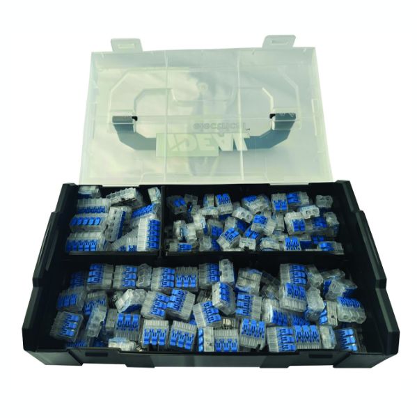 225 Piece 4mm Kit Containing 100x 2 & 3-Port & 25x 5-Port — IDEAL INDUSTRIES