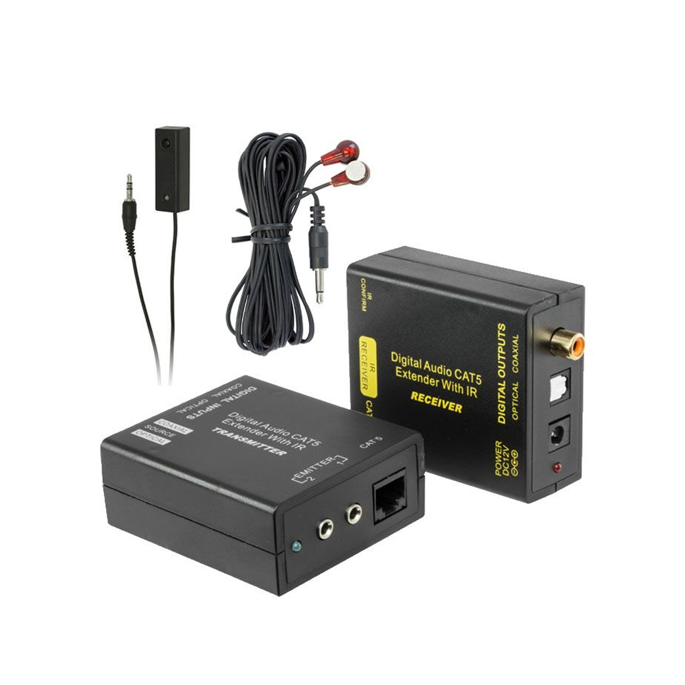 ARCO Digital Audio Extender with IR Over Single Cat5e/6. — Arco