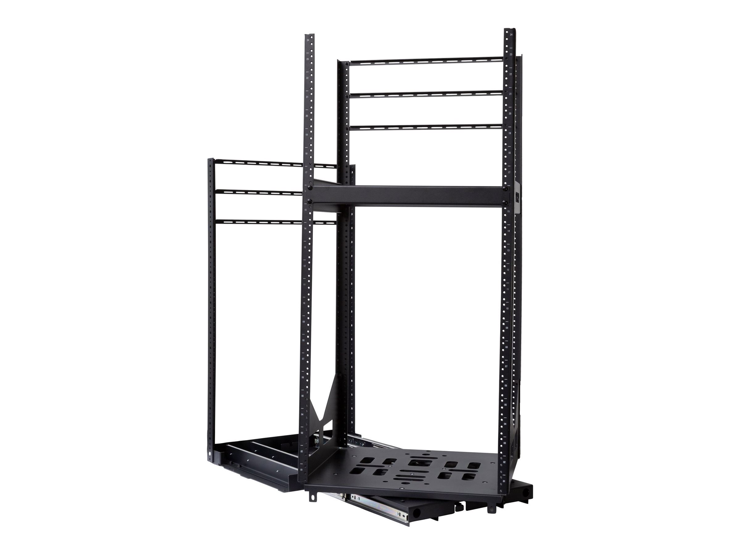 DYNAMIX 19' 24U Rotary Rack. Rotation Angles of 45 & 90 Allow — Dynamix