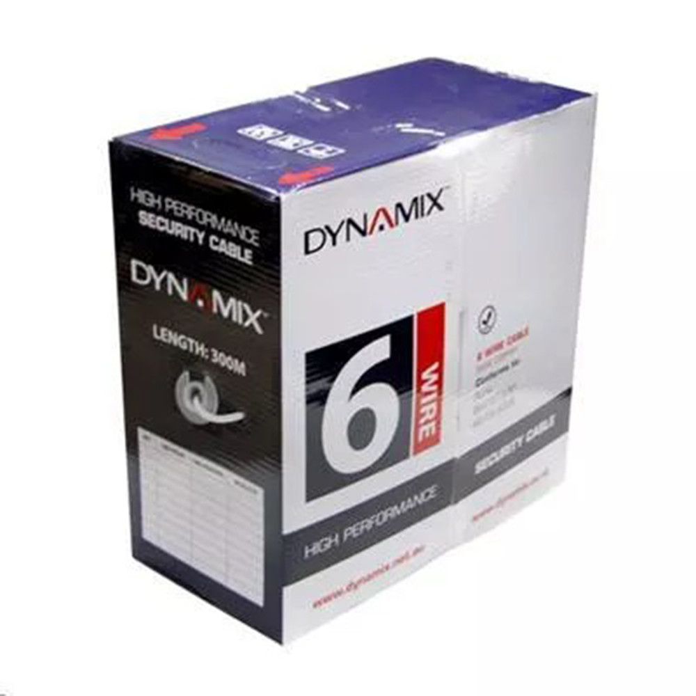 DYNAMIX 300m 6C 0.22mm Bare Copper Security Cable Supplied on Plastic — Dynamix