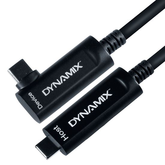 DYNAMIX 10M USB 3.2 Right-Angled Type C to C Hybrid Active Optical — dynamix