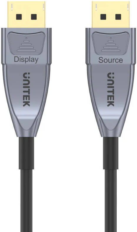 UNITEK 5M Ultrapro DisplayPort 1.4 Active Optical Cable. — Unitek