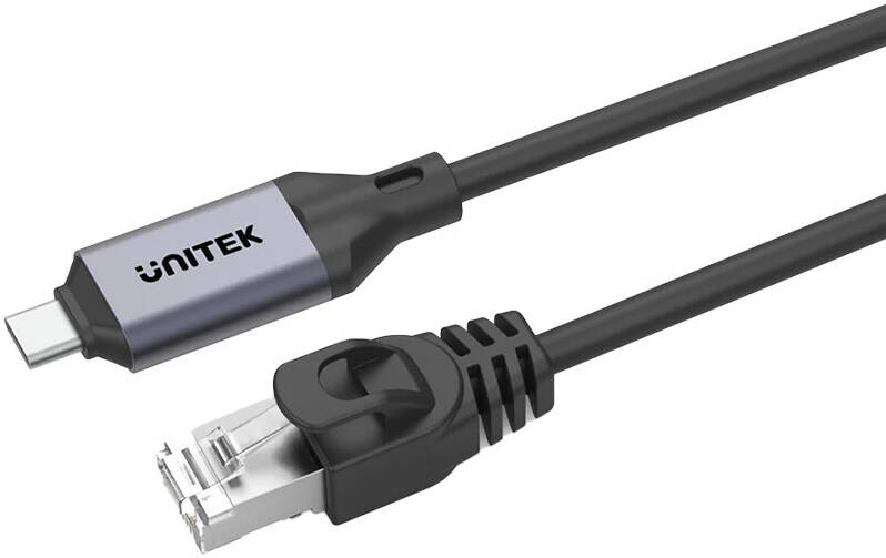 UNITEK 3m USB-C to RJ45 High-Speed 1Gbps Ethernet Cable. — Unitek