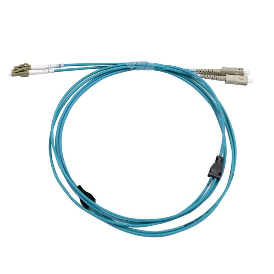 DYNAMIX 5M LC/LC OM3 Armoured Fibre Lead (Duplex, Multimode) — Dynamix