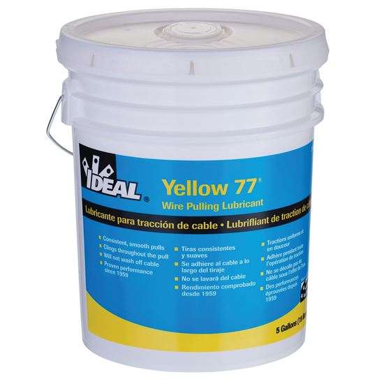 IDEAL INDUSTRIES 5 Gallon Yellow 77 Wire Pulling Lubricant. — Ideal Industries