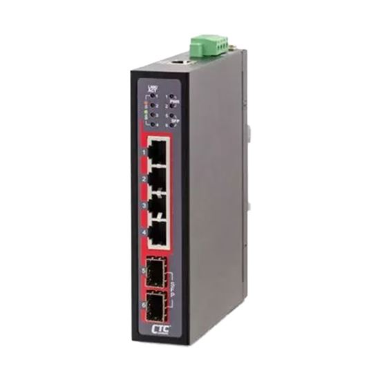 CTC UNION 4 Port Fast Ethernet Managed Switch. -40C~+75C. — CTCunion