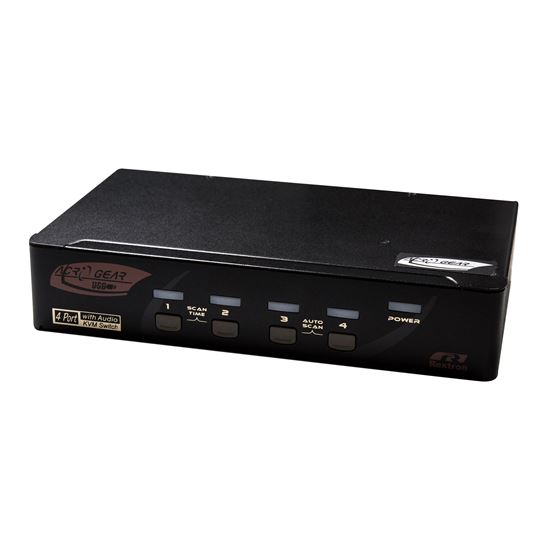 REXTRON 1-4 Automatic VGA/USB KVM Switch. Share 1x USB Keyboard/Mouse — Rextron