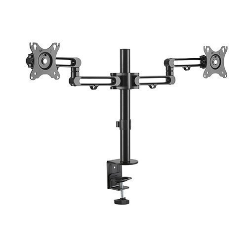 BRATECK 17-32" Dual Monitor Desk Articulating Mount Arm Bracket. — Brateck