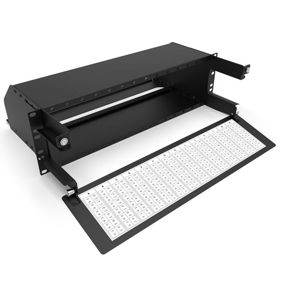 DYNAMIX 3U 19" 14 Slots LGX Modular Frame. Up to 336 Fibre Optic in LC — Dynamix