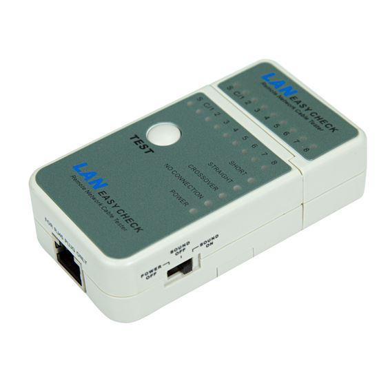 DYNAMIX Mini LAN Data Cable Tester with LED & Beep Sound Indicators. — Dynamix