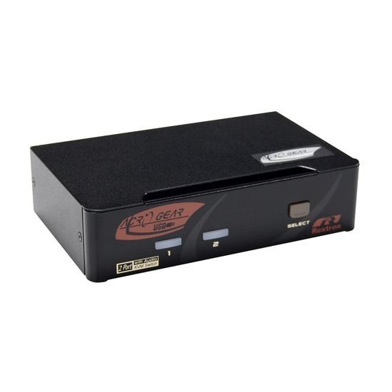 REXTRON 2 Port HDMI USB KVM Switch with Audio. USB Console. Full — Rextron