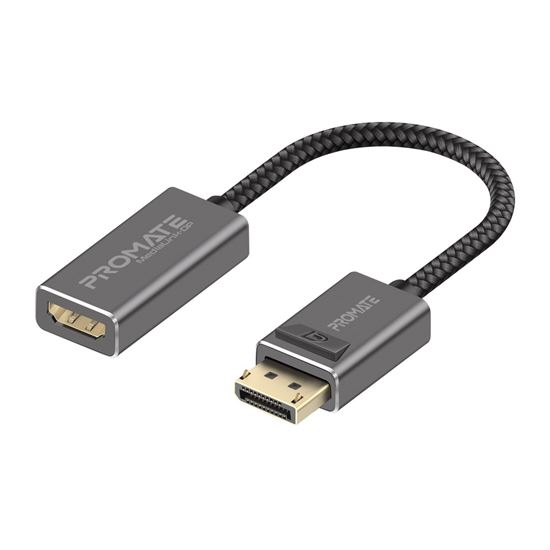 PROMATE DisplayPort to HDMI Adapter Max HDMI Resolution 4K/60Hz, — Promate