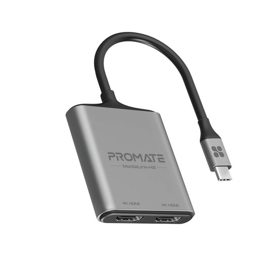 PROMATE 4K USB-C Connector to Dual HDMI Adapter. — Promate