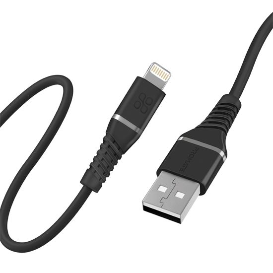 PROMATE 1.2m MFI Certified USB-A to Lightning Data & Charge Cable. — Promate