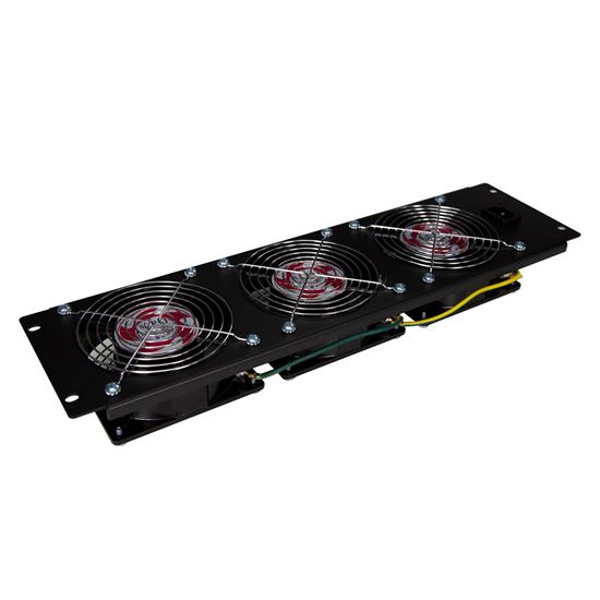 DYNAMIX 3RU 3x Fan unit with IEC C14 10A Power connector — Dynamix