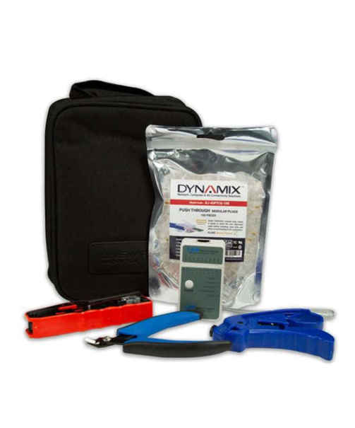 DYNAMIX Cat6 UTP Plug Termination Kit, Includes: 100x Cat6 UTP Push — Dynamix